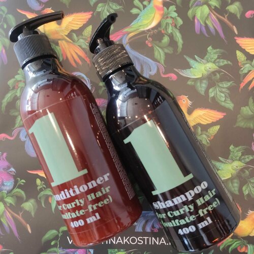 Valentina Kostina cosmetics ШампуньКондиционер для кудрявых волос CURLY HAIR AMAZING COSMETICS 400400 мл 1780₽