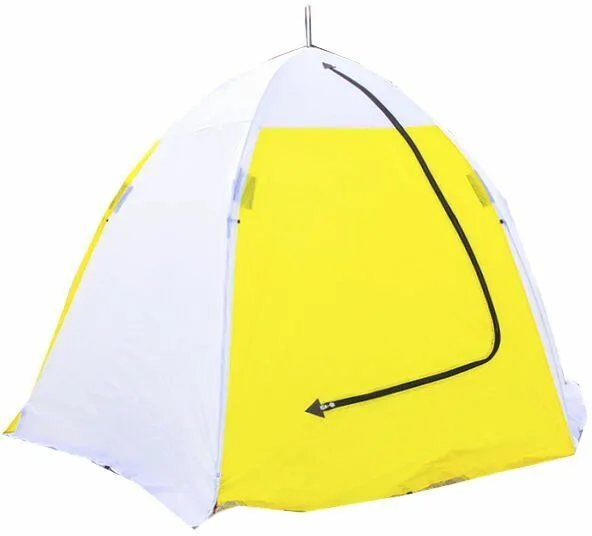 Палатка стэк Классика 1 (дышащая) желтый/белый