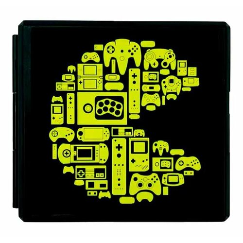 Кейс для хранения 12 картриджей Nintendo Switch (Pac-Man)