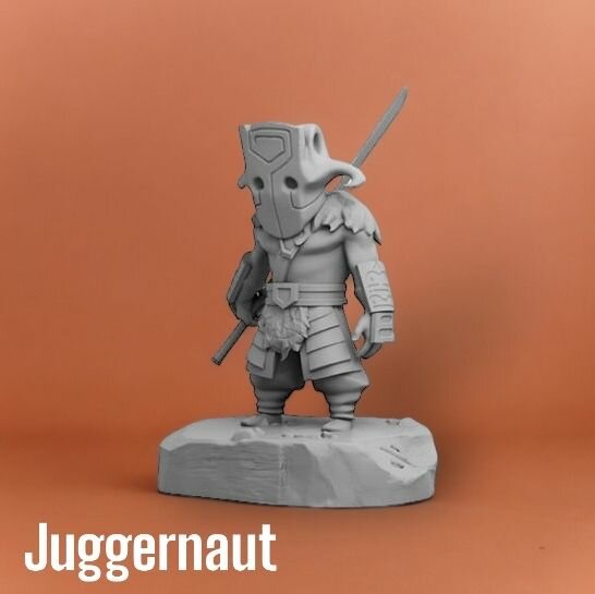Модель Mini Juggernaut, дота, мини юрнеро, джаггер