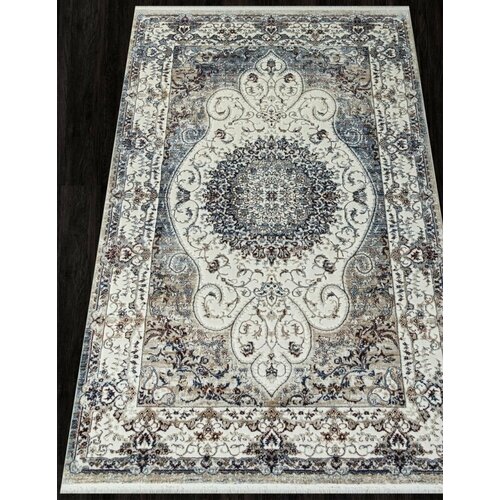 Ковер 00641D - D.BLUE FDY / BEIGE FDY - Прямоугольник - коллекция ASADU 1.00x2.00