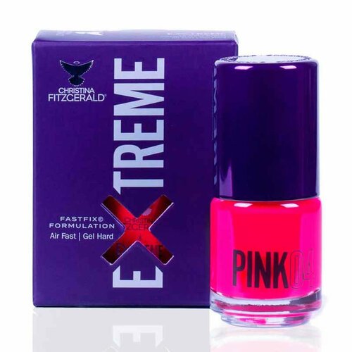 Лак для ногтей - PINK 04 15 мл Christina Fitzgerald Extreme Pink 04 15 мл