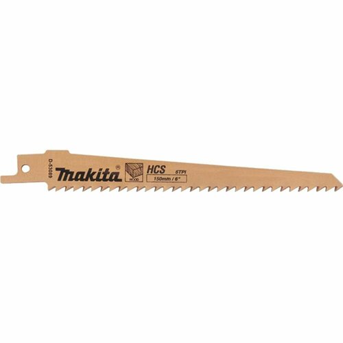 Сабельная пилка для дерева 150x1,2x6TPI, 2 шт. Makita D-53089