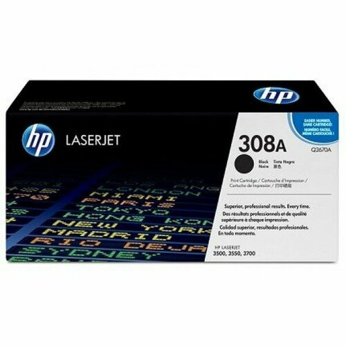 Q2670A HP 308А Картридж для HP CLJ 3500/ 3550/ 3700 Black (6000 стр.)