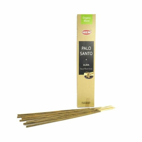 PALO SANTO AURA Natural Masala Incense, Hem (пало санто аура натуральные благовония масала, Хем), 15 г. палочки ароматические благовония hem хем пало санто священное дерево palo santo 2 упаковки 40 шт