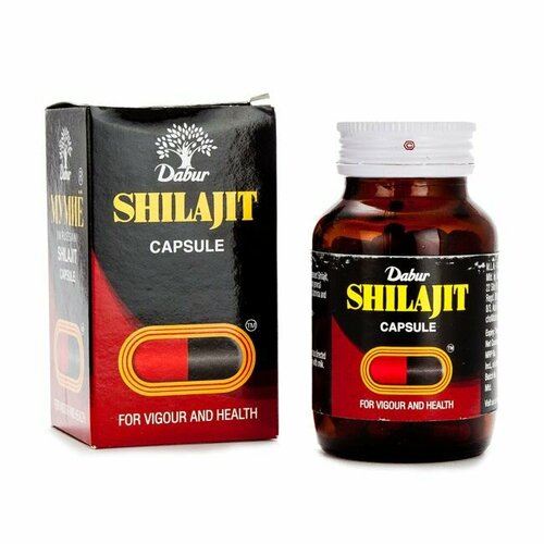 SHILAJIT Capsules, Dabur (шиладжит (мумиё), Дабур), 30 капс.