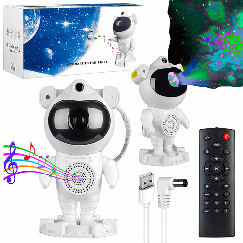 Проектор Проектор звездного неба Проектор космонавт Проектор с колонкой беспроводной 1409₽