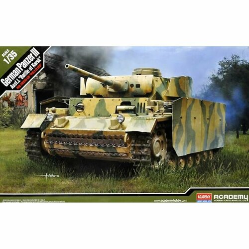 Academy сборная модель 13545 German Panzer III Ausf L Battle of Kursk 1:35 сборная модель german pz kpfw iii iv auf einheitsfahrgestell