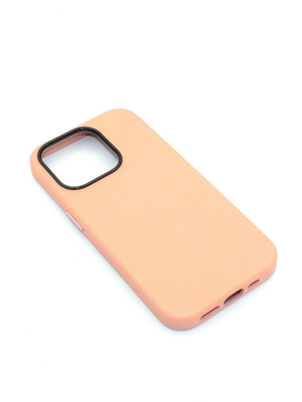 Чехол с MagSafe на iPhone 15 Pro Max Leather Collection-Розовый