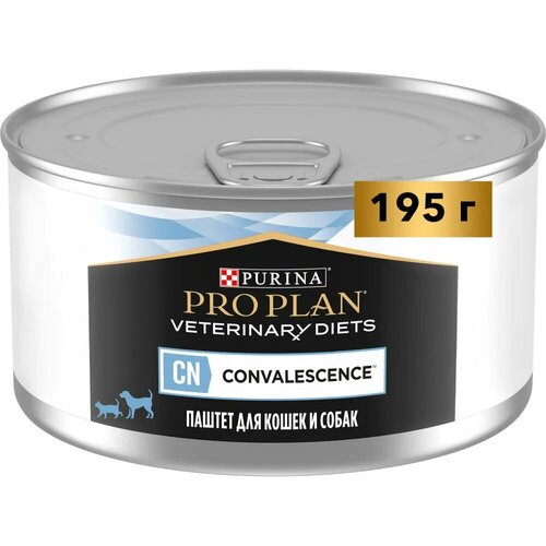 Pro Plan Консервированный корм паштет Convalescence для кошек и собак в период восстановления после операций болезней и травм CN 195 гр 1200₽