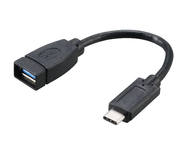 Кабель-адаптер AKASA: USB Type-С – USB Type-A AK-CBUB30-15BK