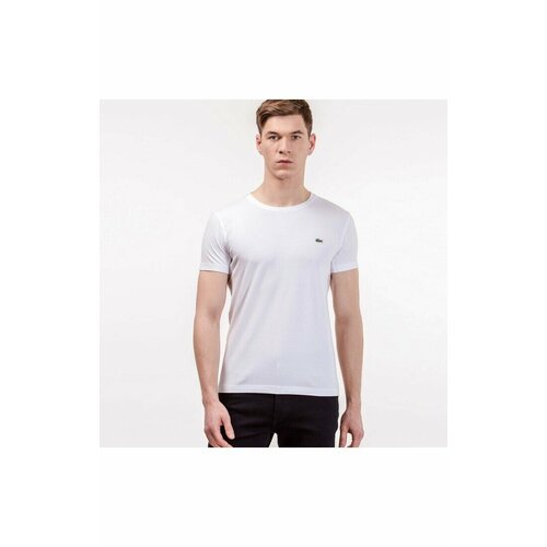 Футболка LACOSTE, размер T5, белый трикотаж lacoste ah0213 13m t5