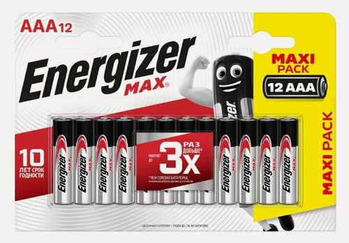 Изображение товара Батарейка Energizer Max AAA/LR03, в упаковке: 16 шт.
