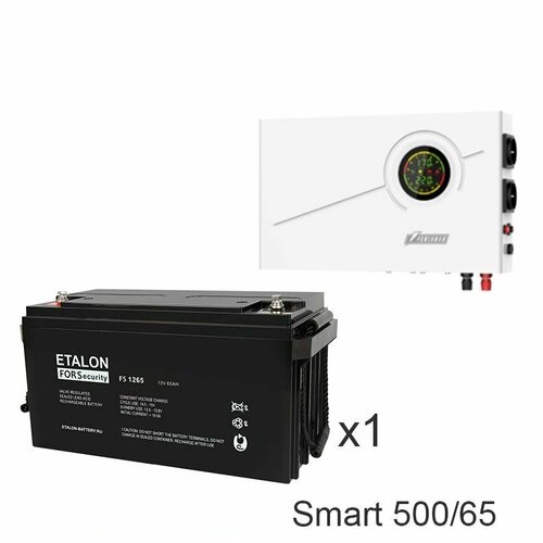 ИБП Powerman Smart 500 INV + ETALON FS 1265 ибп powerman smart 500 inv линейно интерактивный 500ва 300вт 2 euro