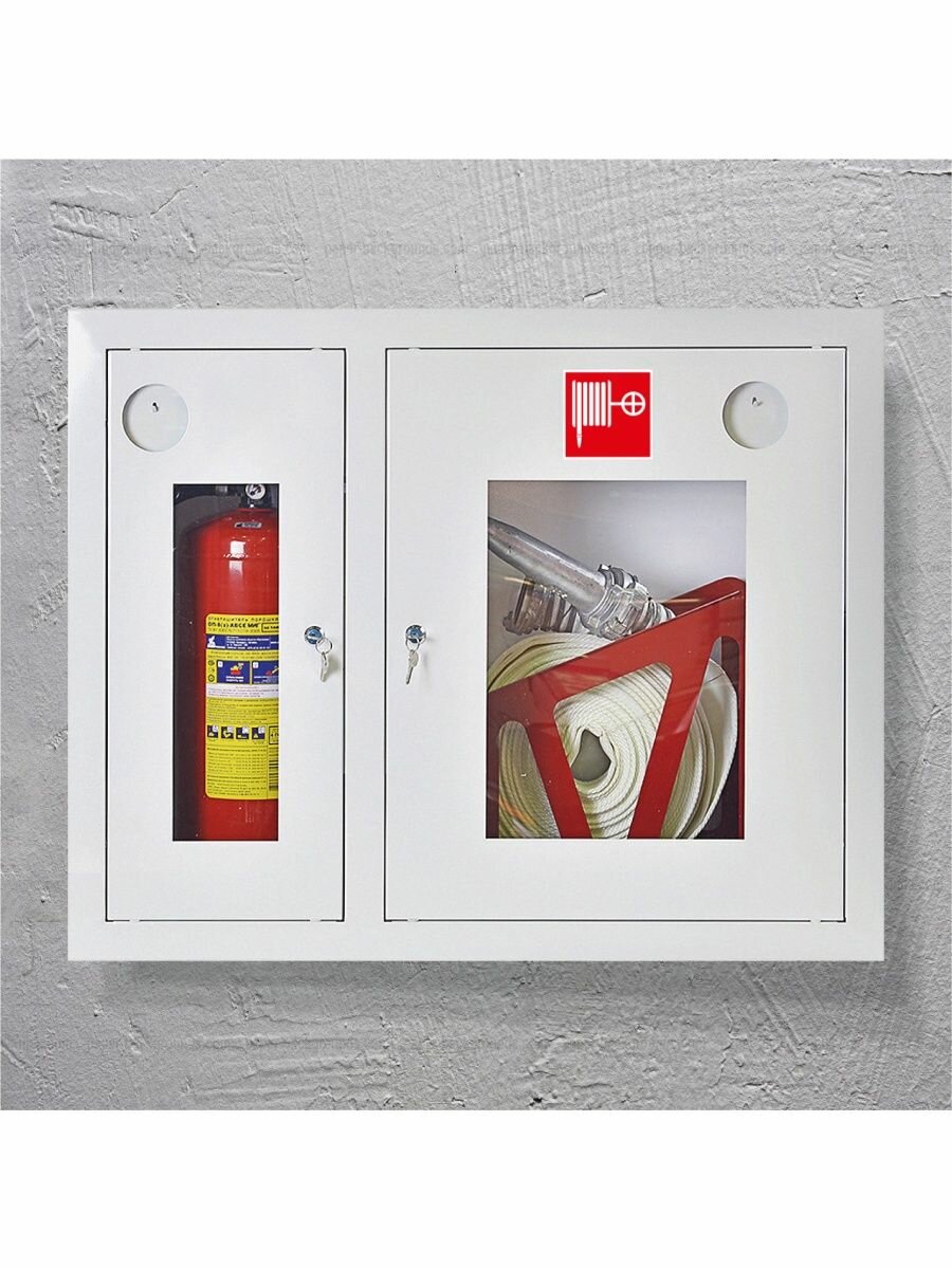 Наклейка "Пожарный кран", "ПК" "Огнетушитель" 5 шт — фото 1