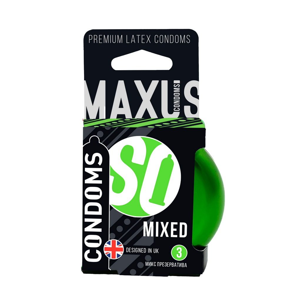 Презервативы MAXUS Mixed набор микс 3 шт