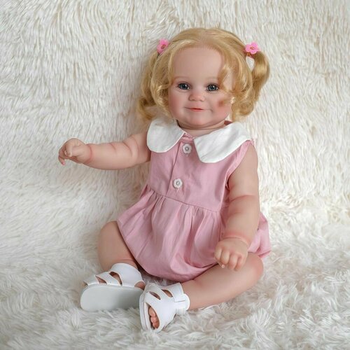 фото Кукла реборн виниловая 50см в пакете (fa-355) npk doll
