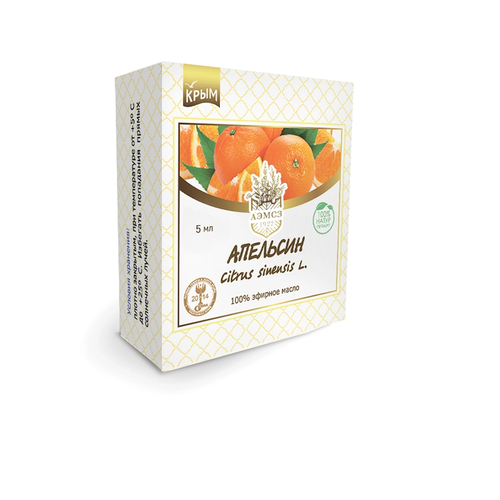 Эфирное масло Апельсина алуштинское аэмсз Сокровища Крыма 10 мл 487₽