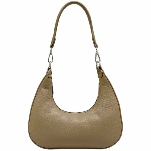 Сумка колье Bl.Balii, фактура зернистая, бежевый