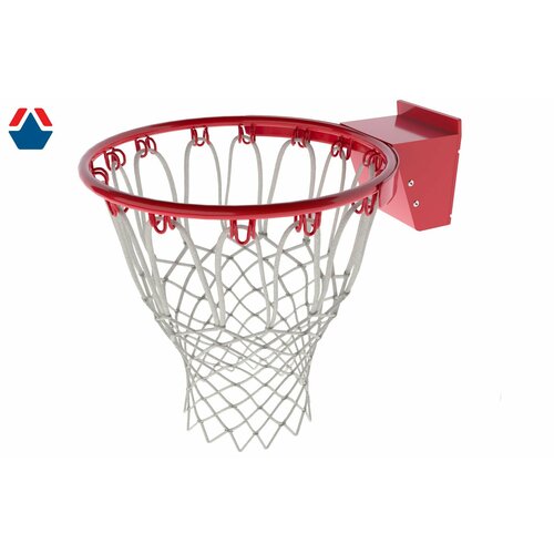 Кольцо баскетбольное №7 стандарт с амортизатором (цвет красный) кольцо баскетбольное 7 стандарт усиленное оранжевое