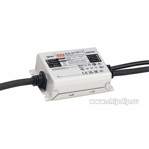 XLG-20-M ACDC LED 252-42В05А21Вт IP67 блок питания для светодиодного освещения 3712₽