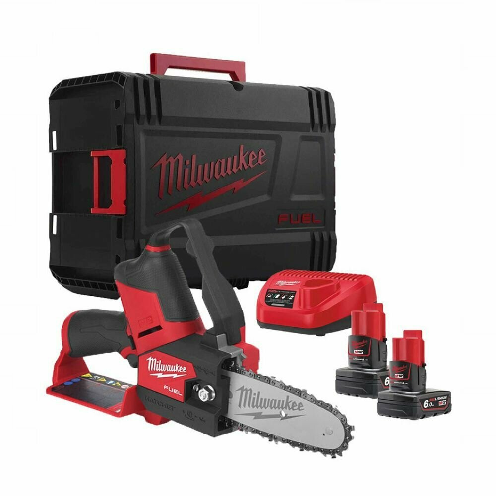 Аккумуляторная цепная пила Milwaukee M12 FHS-602X FUEL 4933472212