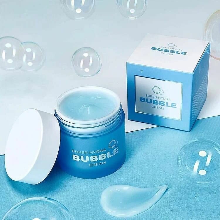 Крем-гель для лица с гиалуроновой кислотой Pretty Skin Super Hydra Bubble, 100мл