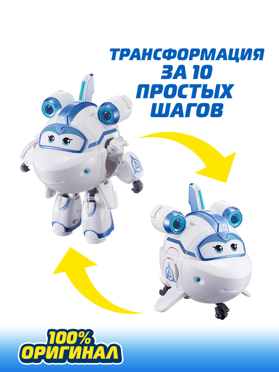 Набор из 2х трансформеров Заряженные Джетт и Астра Супер Крылья Super Wings - фото №5