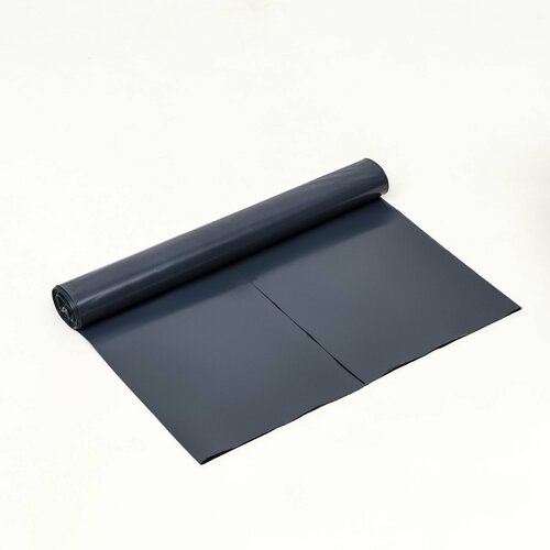 Мешки для мусора в рулоне 180 л черные ПВД толщина 40 мкм 10 шт 88 х 106 см 400₽