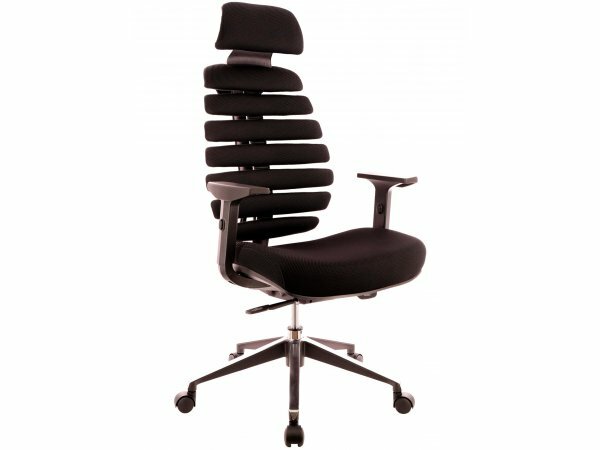 Компьютерное кресло Everprof Ergo Black Ткань Чёрная