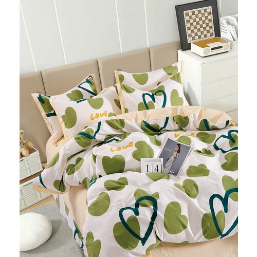 Постельное бельё Танго фланель хлопок размер Евро 7600₽