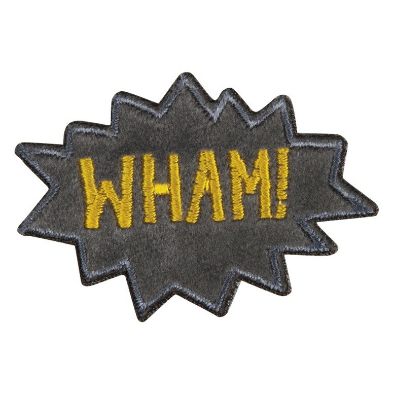 HKM 39165 Термоаппликация "Wham!", 6.1 х 4.3 см