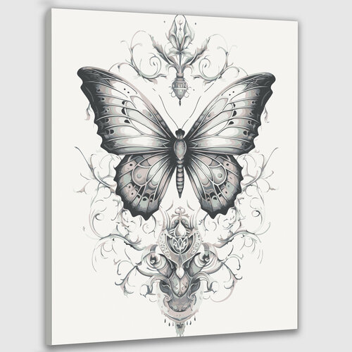 Картина по номерам 50х40 Волшебный миг: Встреча с бабочками колье волшебный миг