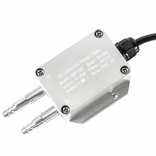 Датчик перепада давления QiROD QDF70B 4-20mA Output 0-200pa 3499₽