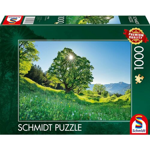 Пазл для взрослых Schmidt 1000 деталей: Клен в солнечном свете. Швейцария
