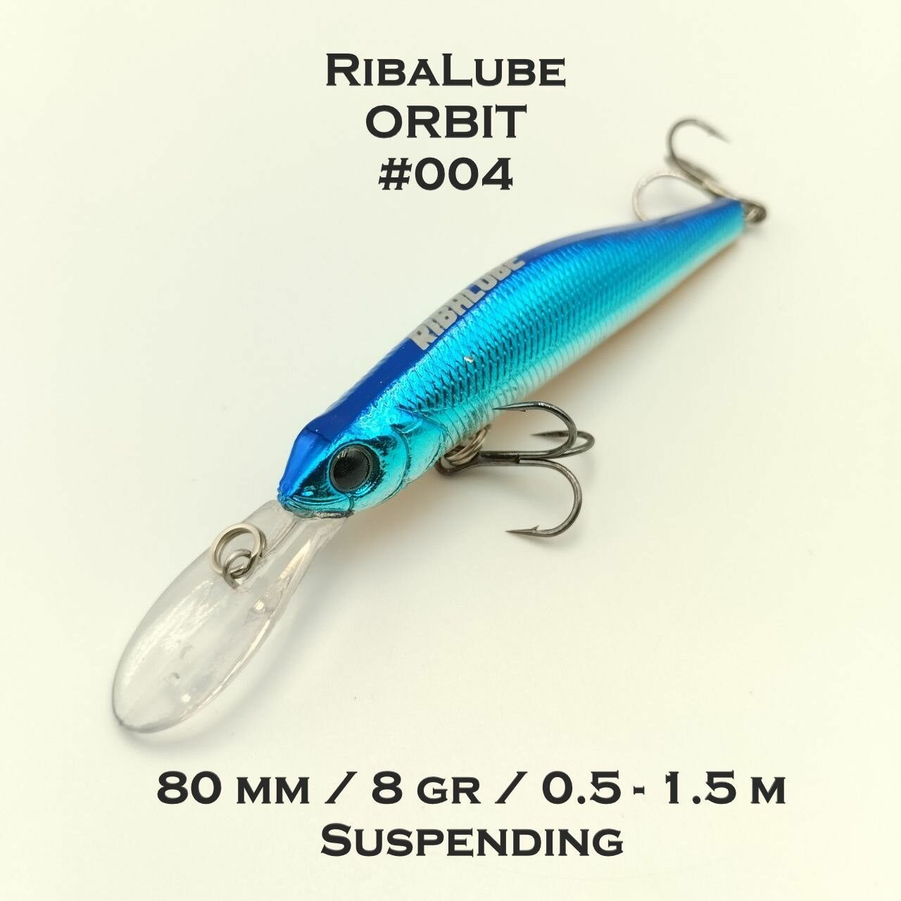 Воблер RibaLube ORBIT 80SP цвет #004