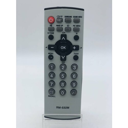 Пульт управления универсальный для телевизоров Panasonic RM-532M, серый пульт для dvd panasonic eur7621010