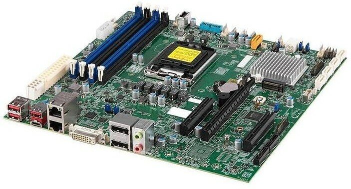 Материнская плата SuperMicro LGA1151v2, microATX (MBD-X11SCZ-Q-O)