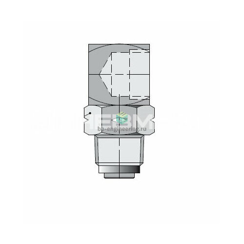 09.018.0 I.L.C. - Фитинг поворотный угловой, R1/8