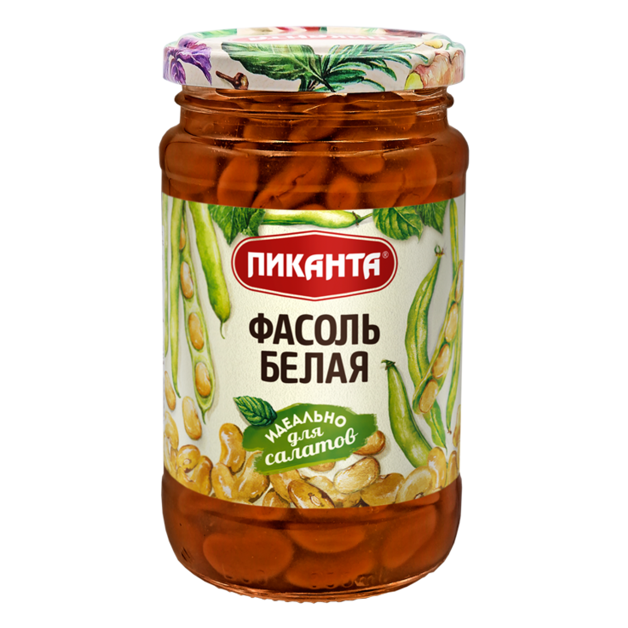 Фасоль Пиканта белая натуральная в собственном соку, 2 шт по 360 г - фото №3
