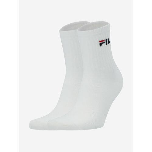 Носки Fila 2 пары, размер 28/30, белый носки размер 28 30 мультиколор 2 пары