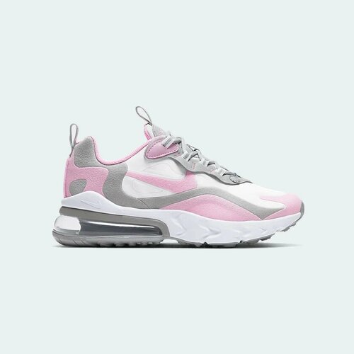 Кроссовки NIKE Air Max 270 React, размер US 6 , UK 5.5 , EUR 38.5, розовый, белый