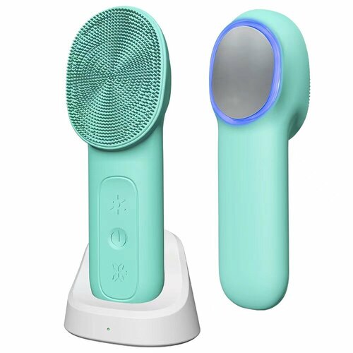 Звуковая щетка для очищения лица Звуковой силиконовый скрабер для чувствительной кожи Водонепроницаемая электрическая щетка для очищения лица 451000₽