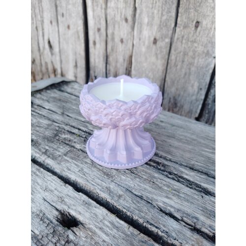 Свеча ароматическая в подсвечнике 7*6, аромат 