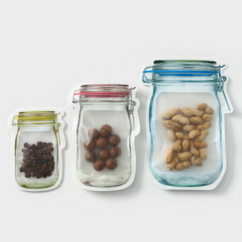 Пакеты для хранения с защелкой 