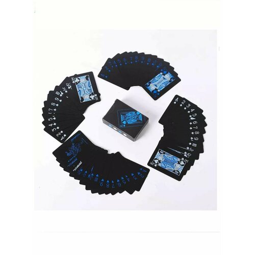 Карты для покера пластиковые мини 54 шт