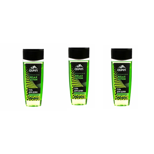 Гель для душа Delta Relax action мужской 250мл 3 шт 699₽