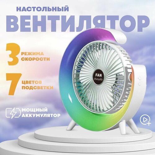 Вентилятор настольный с подсветкой 150000₽