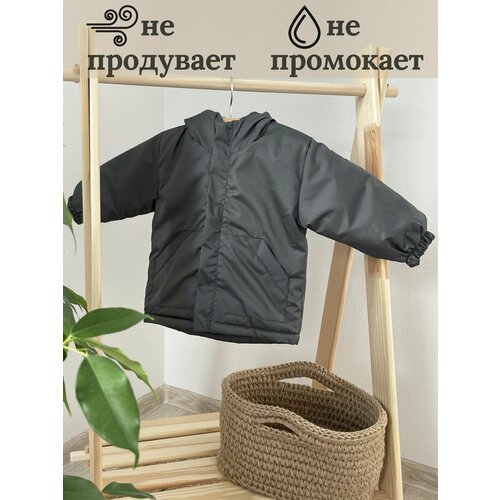 фото Куртка ekbbaby, размер 80, графит