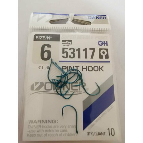 Крючок Owner 53117 №6 (10шт)